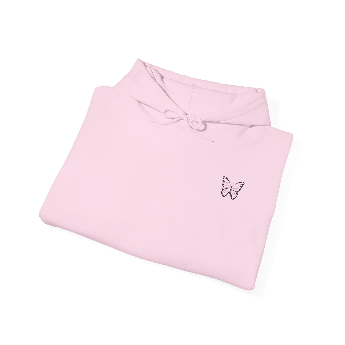Hoodie — "Keep Going" Butterfly Motivational Hoodie (Beautiful Strong Girl)