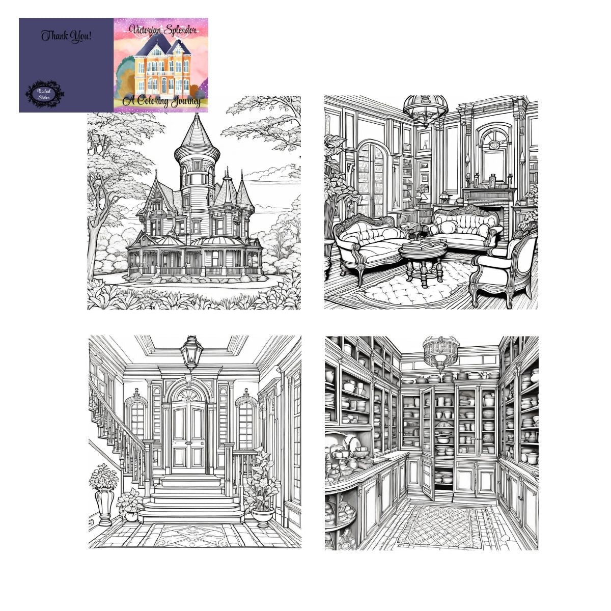 Victorian Splendor: A Coloring Journey