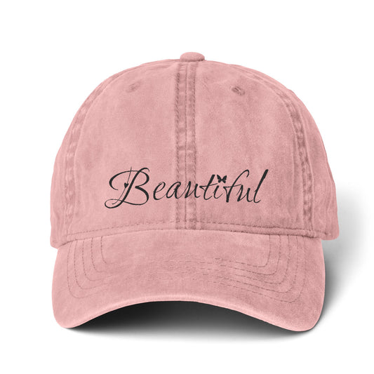 Women's Pigment-Dyed Cap with Fashion Undervisor (Embroidery)