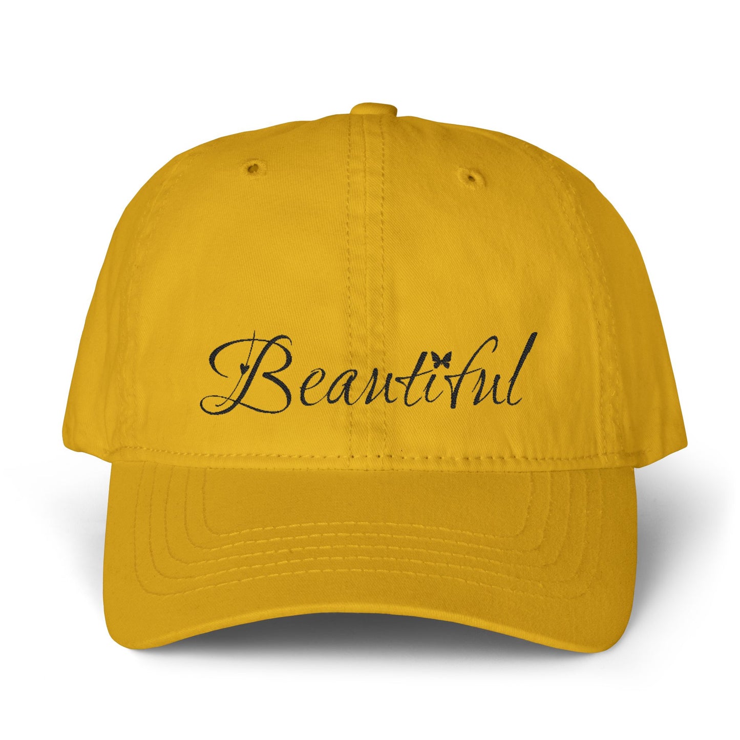 Women's Pigment-Dyed Cap with Fashion Undervisor (Embroidery)