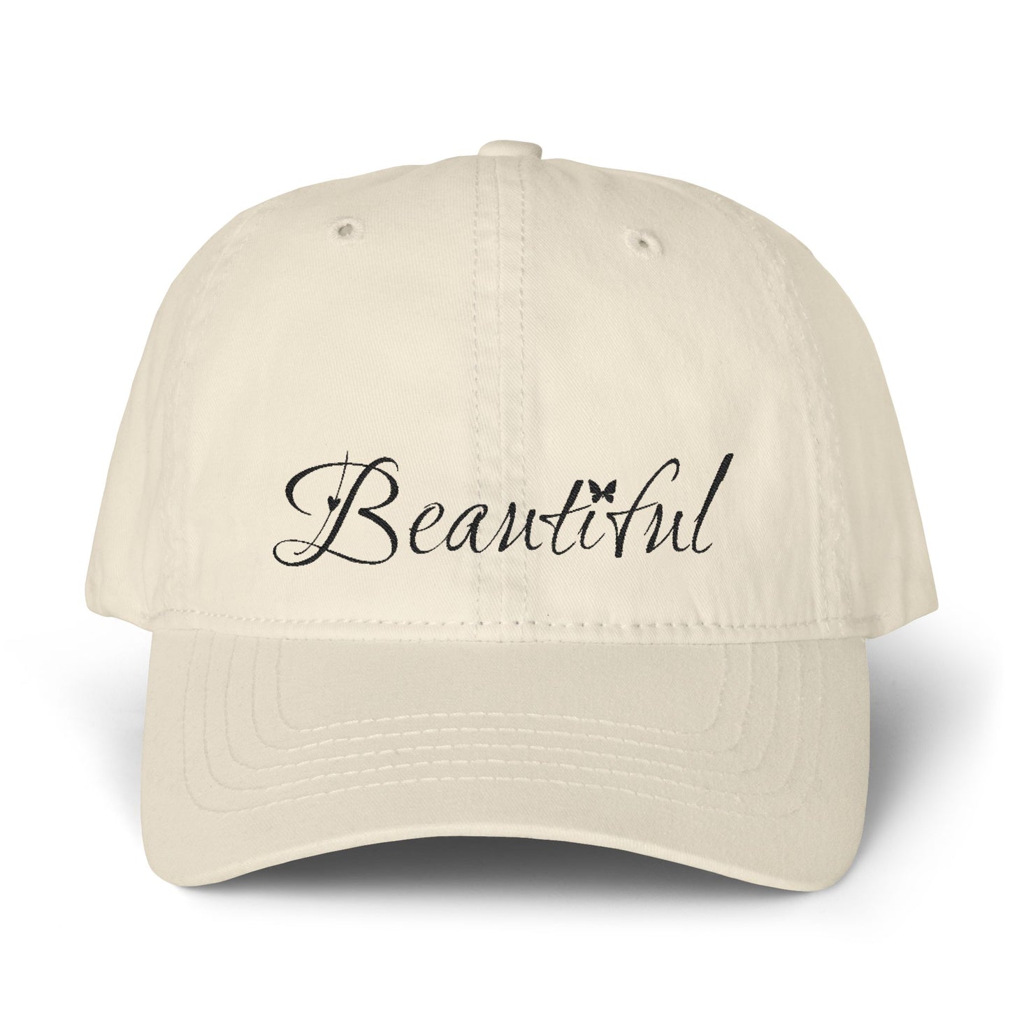Women's Pigment-Dyed Cap with Fashion Undervisor (Embroidery)