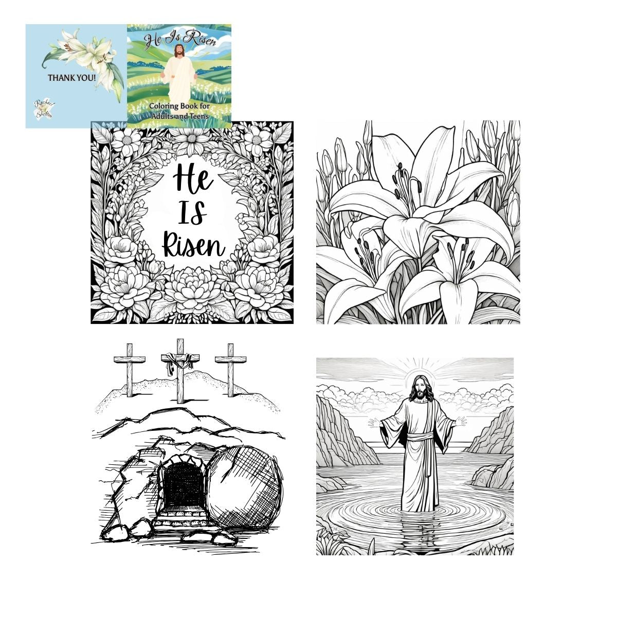 He Is Risen coloring book
