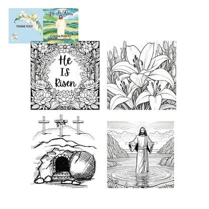 He Is Risen coloring book