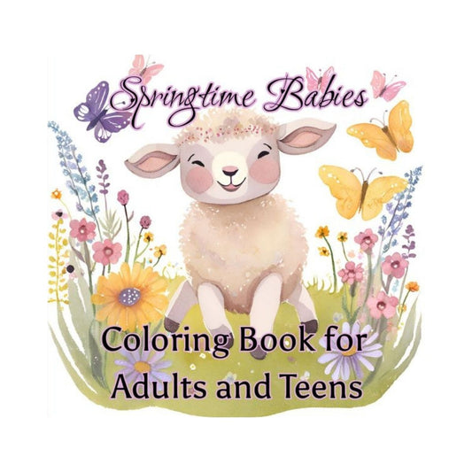 Springtime Babies, Coloring Book