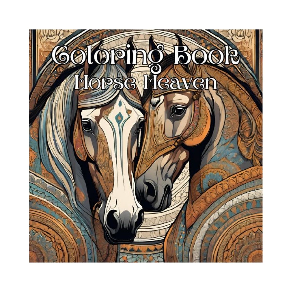 Horse Heaven Coloring Book