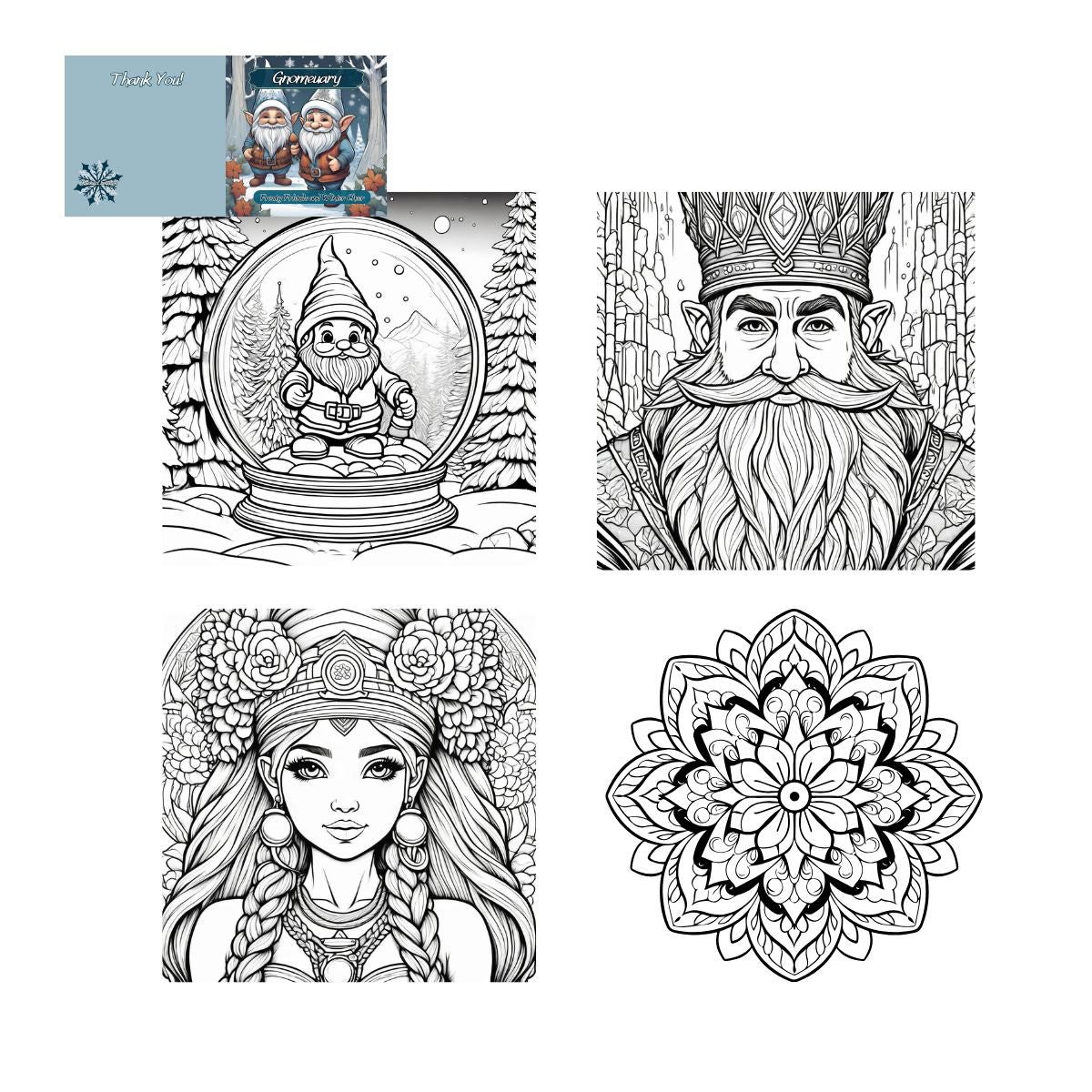 Gnomeuary: Frosty Friends and Winter Cheer